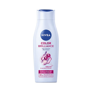 Nivea Shampoo Color Brilliance til hår med levende farve (farvebeskyttende shampoo) - Volume: 400 Ml 
