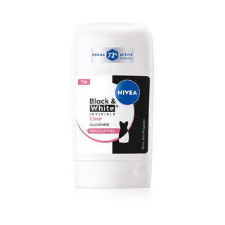 Nivea Antitraspirante Solido Invisible For Black & White Clear 50 ml — Antitraspirante