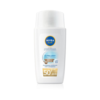 Nivea Ultra Let Farvet Fluid Spf 50+ Sun (Fluido Colorato Ultra Leggero) 40 Ml - Nuance: Media 
