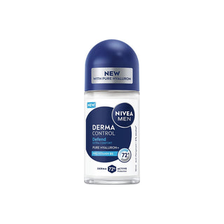 Nivea Antiperspirant Roll-On til mænd Men Derma Control Defend (Antiperspirant) 50 Ml 