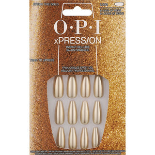 Opi Unghie In Gel Xpress/On Break The Gold — Unghie finte