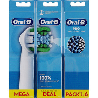 Oral B Cabezales de Recambio Precision Clean Eb20, 6 Piezas. 
