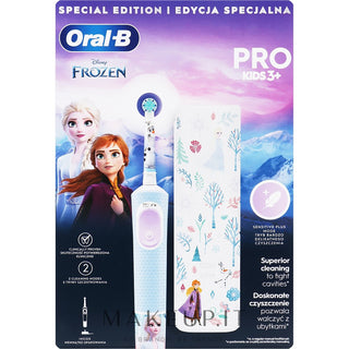 Oral B Cepillo Eléctrico Vitality Pro Kids Frozen Con Estuche De Viaje 