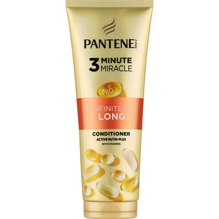 Pantene Après-shampooing pour cheveux longs 3 Minute Miracle Infinite Long (Après-shampooing) 220 Ml 
