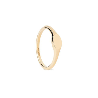 Pdpaola Anello Originale Placcato Oro Oval Mini An01-C46 Circuito 48 Mm — Anello
