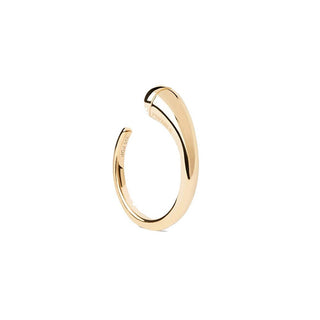 Pdpaola Loop Essentials Anello Aperto Placcato Oro An01-D01 Circuito 56 mm — Anello