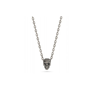 Police Collana In Acciaio Con Teschio Tribal Edge — Collana