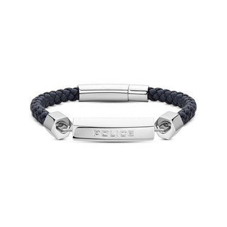 Police Bracciale In Pelle Hardware 19 Cm — Bracciale
