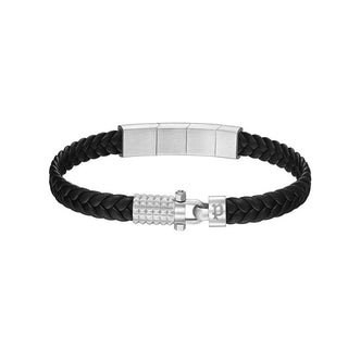 Police Bracciale Pelle Uomo Wrath — Bracciale