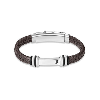 Police Bracciale In Pelle Da Uomo Highbridge — Bracciale