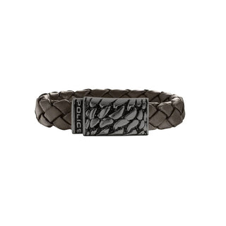 Police Bracciale In Pelle Marrone Scuro Per Uomo S14Ahw03B — Bracciale