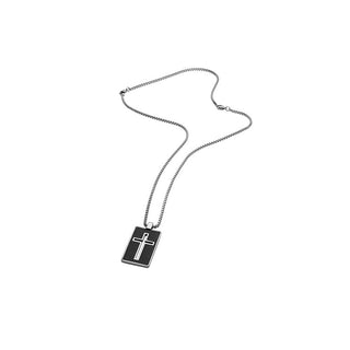 Police Collana Da Uomo In Acciaio Kostka/Venezia Cross S14Ara01P — Collana