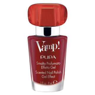 Pupa Smalto Per Unghie Con Fragranza Vamp! Red Fragrance 204 Pass 9 ml — Smalto Profumato Effetto Gel
