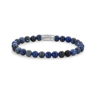 Rebel&Rose Bracciale Perline Blu Notte 20 cm — Bracciale