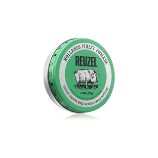 Reuzel Green Pomade Grease 95 g — Pomata per Capelli