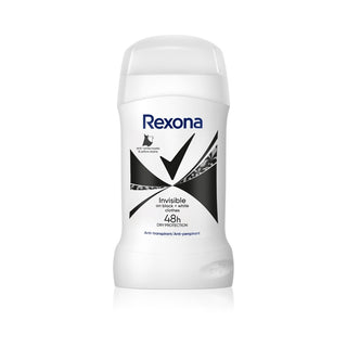 Rexona Antitraspirante Solido Invisible Black & White 50 ml — Antitraspirante solido