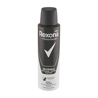 Rexona Antitraspirante Motionsense Invisible Men Nero + Bianco 150 ml — Antitraspirante