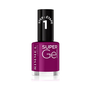 Rimmel Smalto Gel Super Gel 025 Urban Purple 12 ml — Smalto per unghie gel