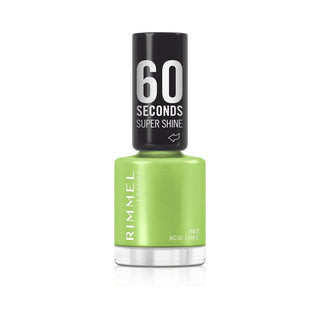 Rimmel 60 Seconds Super Shine 107 Acid Lime 8 ml — Smalto