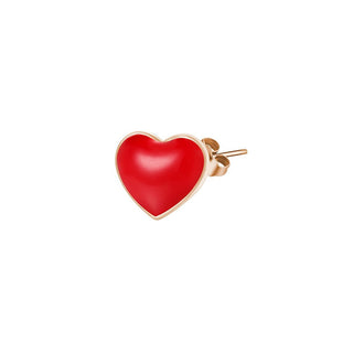 Rosato Orecchino Singolo Heart Storie Rzo019 — Orecchino