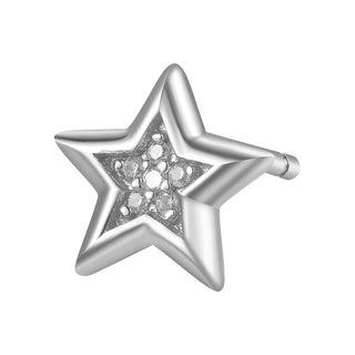 Rosato Orecchini Singoli In Argento Star Storie Rzo026R — Orecchini