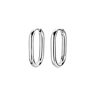 Rosefield Orecchini Ovali Acciaio Essentials 2,5x1,6 cm — Orecchini