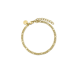 Rosefield Elegante Armbånd Figaro Essentials Guldbelagt Jbfcg-J532 