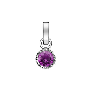 Rosefield Ciondolo Acciaio Febbraio Pe-Argento-Feb — Ciondolo