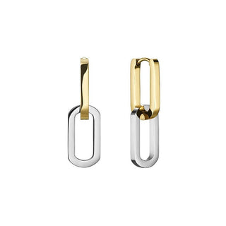 Rosefield Orecchini Bicolore Acciaio 2In1 JEDLG-J712 — Orecchini