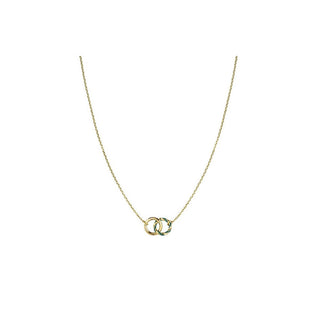 Rosefield Collana Acciaio Oro Emerald JNEDG-J714 — Collana