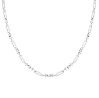 Rosefield Collana Di Lusso In Acciaio Con Cristalli Graduata Jngcs-J1019 — Collana