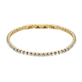 Rosefield Bracciale Placcato Oro Abbinato Con Cristalli Tennis Jbtwg-J1035 — Bracciale