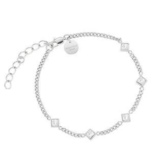Rosefield Bracciale Delicato Con Cristalli Trasparenti Jbcps-J1173 — Bracciale