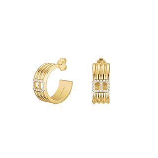 Rosefield Octagon Placcato Oro Cristalli Trasparenti Jeosg-J1181 — Orologio