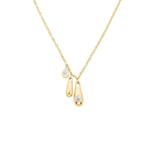 Rosefield Collana Placcata Oro Cristalli Jnbcg-J1209 — Collana