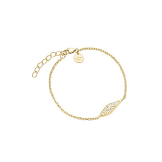 Rosefield Bracciale Placcato Oro Cristalli Pavé Jbplg-J1238 — Bracciale