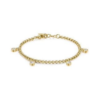 S'agapõ Bracciale Acciaio Cristalli Luce Sce13 — Bracciale