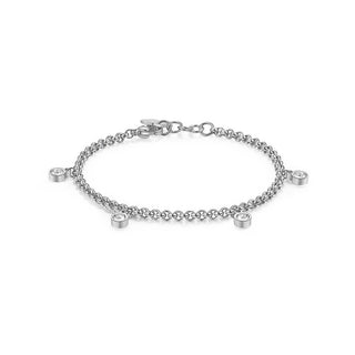 S'agapõ Bracciale Acciaio Cristalli Luce Sce11 — Bracciale