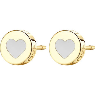 S'agapõ Orecchini In Acciaio Con Cuore Click Sck53 — Orecchini