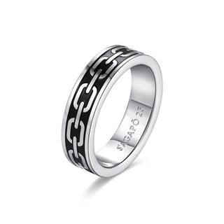 S'agapõ Anello Acciaio Massiccio Uomo Ripple Srp37 63 mm — Anello