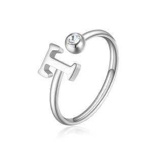 S'Agapõ Click SCK190 — Anello in Acciaio con Cristallo