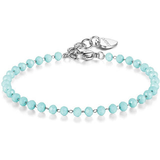 S'agapõ Bracciale Perline Turchese Pendenti Happy Shac61 — Bracciale