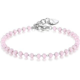 S'agapõ Braccialetto Perline Rosa Pendenti Happy Shac64 — Braccialetto