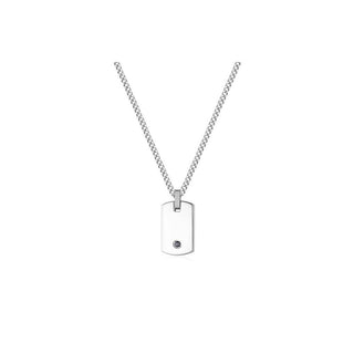 S'Agapõ Collier en acier pour homme Tag Me Too Stg04 