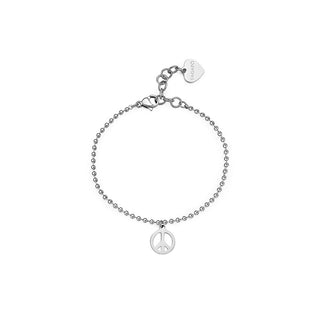 S'agapõ Bracciale Acciaio Peace Smile Ssm012 — Bracciale