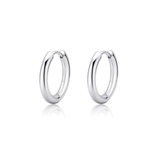 S'agapõ Orecchini A Cerchio Minimalisti In Acciaio Chunky Shk69 — Orecchini