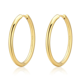 S'Agapõ Chunky SHK76 Placcati Oro — Orecchini A Cerchio