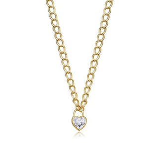 S'agapõ Collana My Love Cuore Syl26 Placcata Oro — Collana