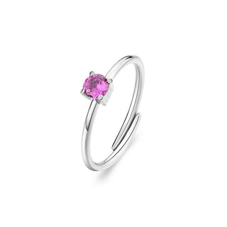 S'agapõ Anello Dazzly Zirconi Fucsia Sdz32 — Anello