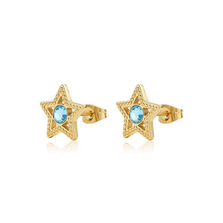 S'agapõ Orecchini Oro Lucky Light Stelle Skt50 — Orecchini
